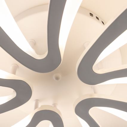 Brilagi - LED Prigušivi nadgradni luster TWIST LED/55W/230V 3000-6500K bela + Daljinski upravljač