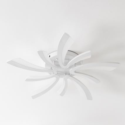 Brilagi - LED Prigušivi nadgradni luster TWIST LED/55W/230V 3000-6500K bela + Daljinski upravljač