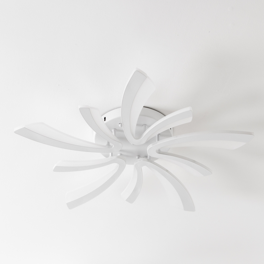 Brilagi - LED Prigušivi nadgradni luster TWIST LED/55W/230V 3000-6500K bela + Daljinski upravljač