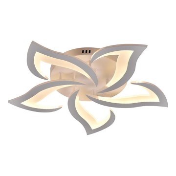 Brilagi - LED Prigušivi nadgradni luster TWIST LED/55W/230V 3000-6500K bela + Daljinski upravljač