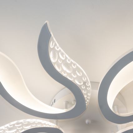 Brilagi - LED Prigušivi nadgradni luster TWIST LED/65W/230V 3000-6500K bela + Daljinski upravljač