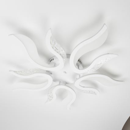 Brilagi - LED Prigušivi nadgradni luster TWIST LED/65W/230V 3000-6500K bela + Daljinski upravljač