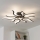 Brilagi - LED Prigušivi nadgradni luster TWIST LED/65W/230V 3000-6500K crno + Daljinski upravljač