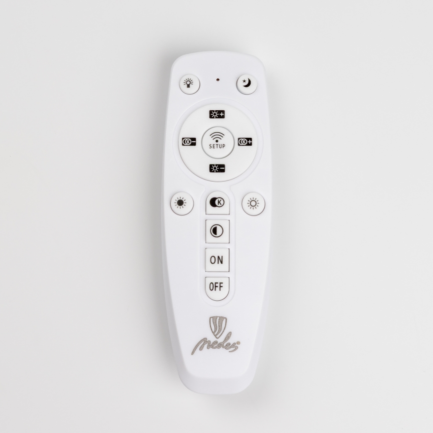 Brilagi - LED Prigušivi nadgradni luster TWIST LED/65W/230V 3000-6500K crno + Daljinski upravljač