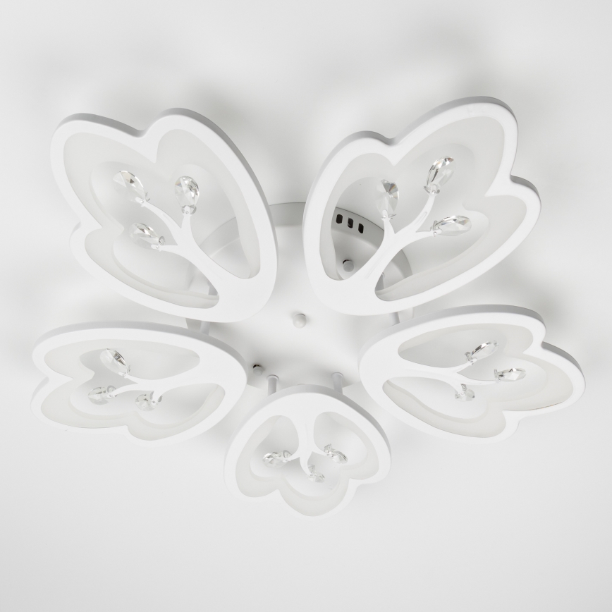 Brilagi - LED Prigušivi nadgradni luster TWIST LED/80W/230V 3000-6500K bela + Daljinski upravljač