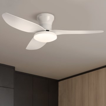 Brilagi - LED Prigušivi plafonski ventilator LED/30W/230V 3000-6500K bela + Daljinski upravljač