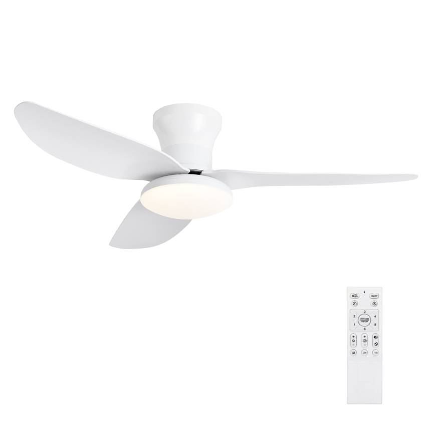 Brilagi - LED Prigušivi plafonski ventilator LED/30W/230V 3000-6500K bela + Daljinski upravljač