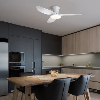 Brilagi - LED Prigušivi plafonski ventilator LED/30W/230V 3000-6500K bela + Daljinski upravljač