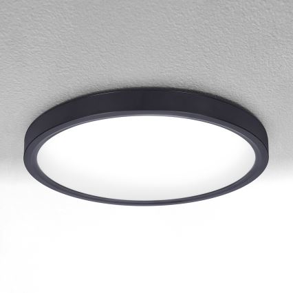 Brilagi - LED Prigušiva plafonjera ESTELA LED/36W/230V 3000-6500K ø 30 cm crno + Daljinski upravljač