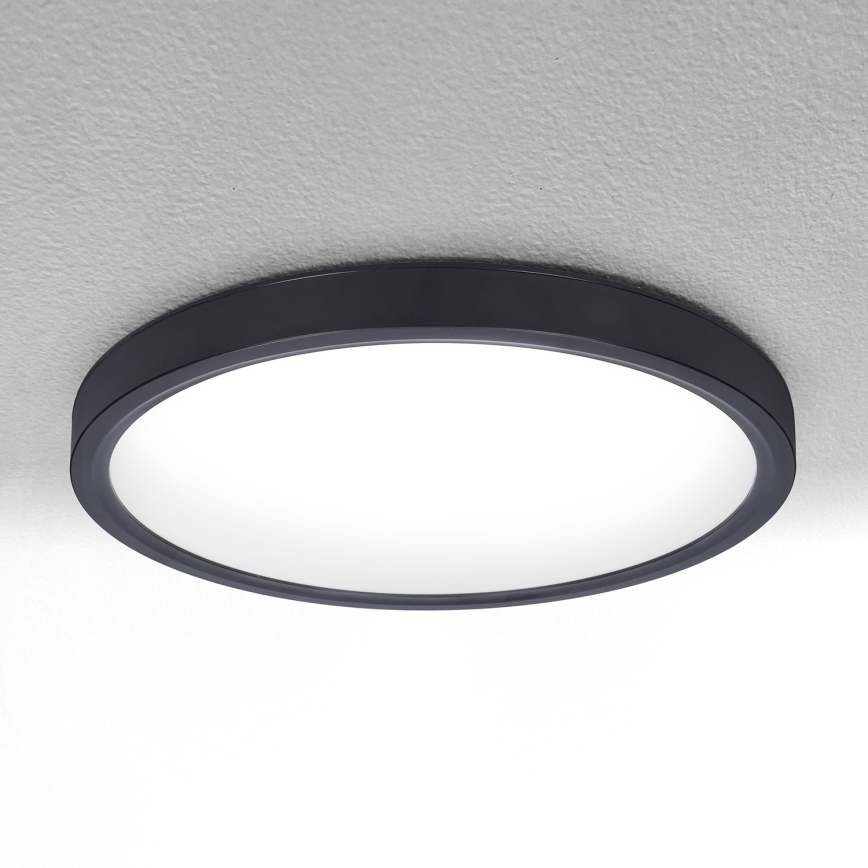 Brilagi - LED Prigušiva plafonjera ESTELA LED/36W/230V 3000-6500K ø 30 cm crno + Daljinski upravljač