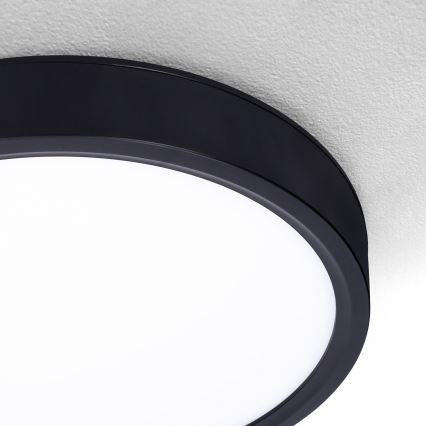 Brilagi - LED Prigušiva plafonjera ESTELA LED/36W/230V 3000-6500K ø 30 cm crno + Daljinski upravljač