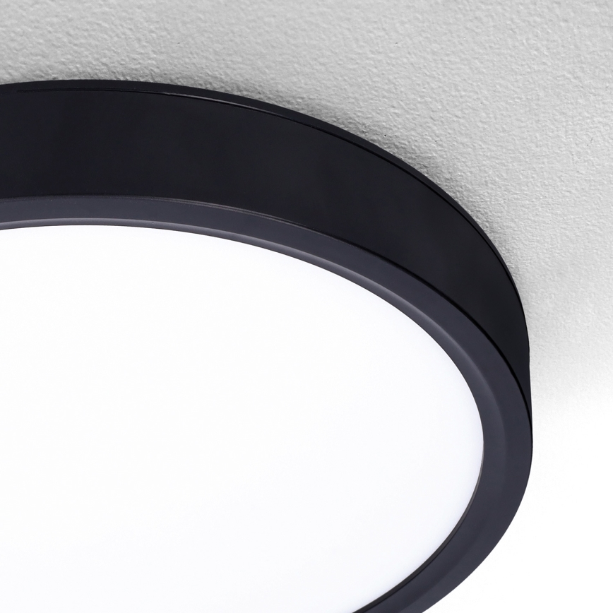 Brilagi - LED Prigušiva plafonjera ESTELA LED/36W/230V 3000-6500K ø 30 cm crno + Daljinski upravljač