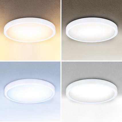 Brilagi - LED Prigušiva plafonjera ESTELA LED/48W/230V 3000-6500K ø 40 cm bela + Daljinski upravljač