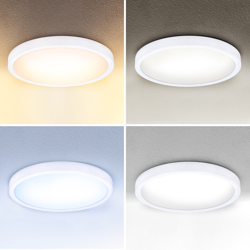 Brilagi - LED Prigušiva plafonjera ESTELA LED/48W/230V 3000-6500K ø 40 cm bela + Daljinski upravljač