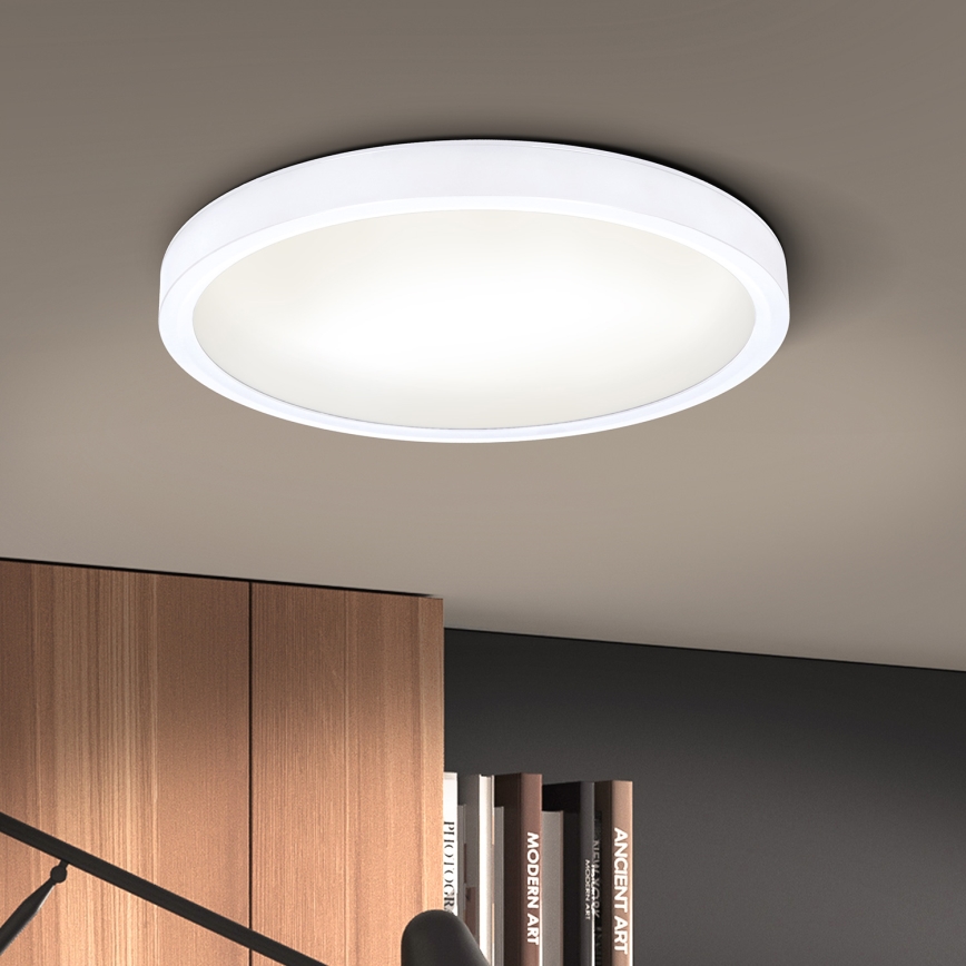 Brilagi - LED Prigušiva plafonjera ESTELA LED/48W/230V 3000-6500K ø 40 cm bela + Daljinski upravljač