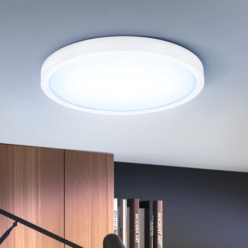 Brilagi - LED Prigušiva plafonjera ESTELA LED/48W/230V 3000-6500K ø 40 cm bela + Daljinski upravljač