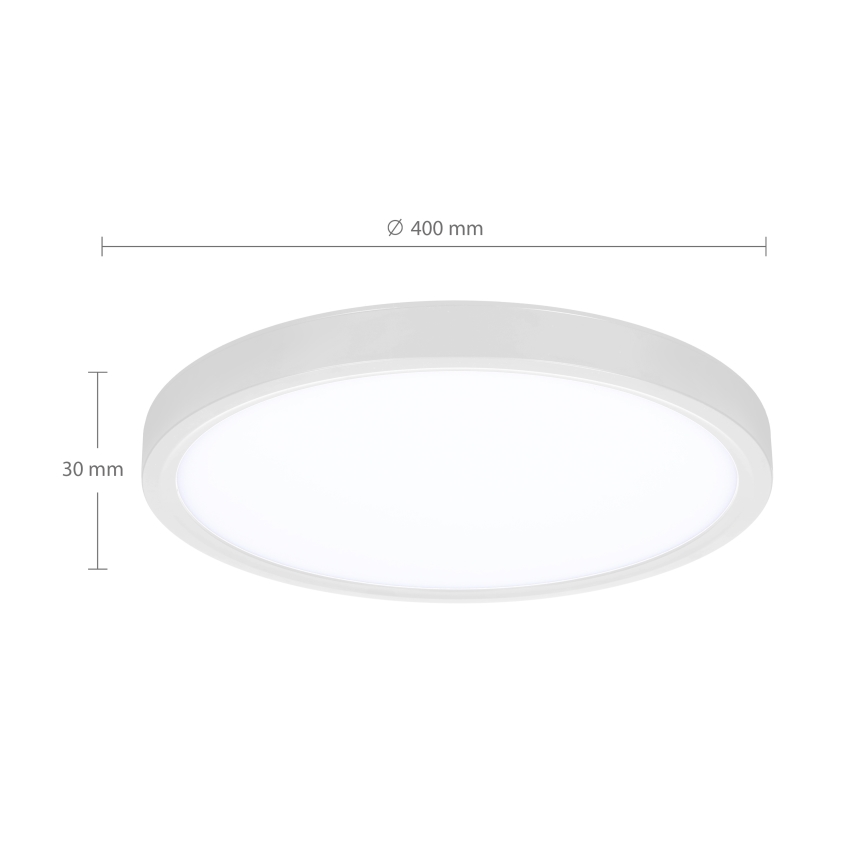 Brilagi - LED Prigušiva plafonjera ESTELA LED/48W/230V 3000-6500K ø 40 cm bela + Daljinski upravljač