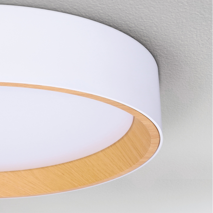 Brilagi - LED Prigušiva plafonjera LARIOS LED/48W/230V 3000-6500K ø 39 cm bela + Daljinski upravljač