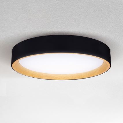 Brilagi - LED Prigušiva plafonjera LARIOS LED/48W/230V 3000-6500K ø 39 cm crno + Daljinski upravljač