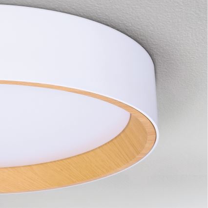 Brilagi - LED Prigušiva plafonjera LARIOS LED/60W/230V 3000-6500K ø 49 cm bela + Daljinski upravljač