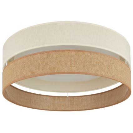 Brilagi - LED Prigušiva plafonjera ROYAL YUTE LED/24W/230V pr. 45 cm 3000/4000/6500K bež/kremasta  + Daljinski upravljač