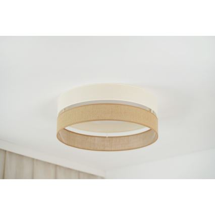 Brilagi - LED Prigušiva plafonjera ROYAL YUTE LED/24W/230V pr. 45 cm 3000/4000/6500K bež/kremasta  + Daljinski upravljač