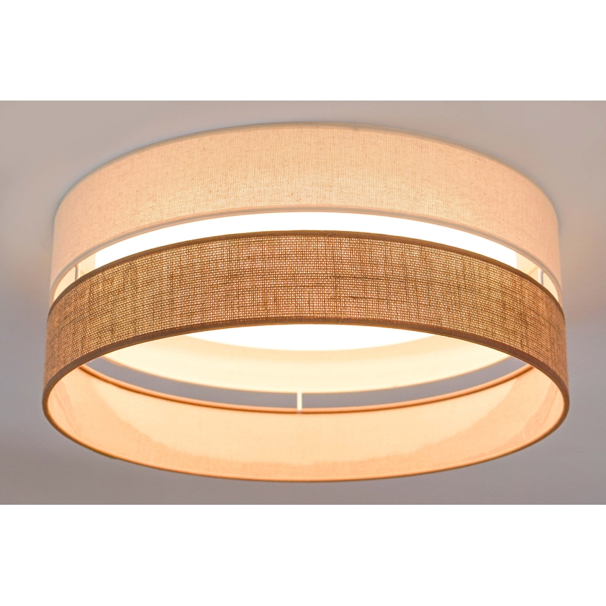 Brilagi - LED Prigušiva plafonjera ROYAL YUTE LED/24W/230V pr. 45 cm 3000/4000/6500K bež/kremasta  + Daljinski upravljač