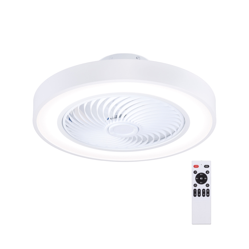 Brilagi - LED Prigušiva plafonjera sa ventilatorom LED/30W/230V 3000-6500K bela + Daljinski upravljač