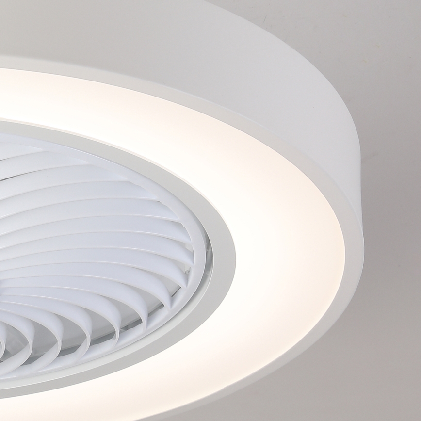 Brilagi - LED Prigušiva plafonjera sa ventilatorom LED/30W/230V 3000-6500K bela + Daljinski upravljač
