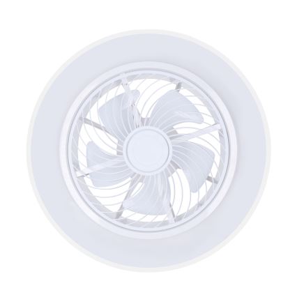 Brilagi - LED Prigušiva plafonjera sa ventilatorom LED/30W/230V 3000-6500K bela + Daljinski upravljač