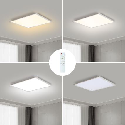 Brilagi - LED Prigušiva plafonjera SLIMFRAME LED/36W/230V 45x45 cm 3000-6000K bela + Daljinski upravljač