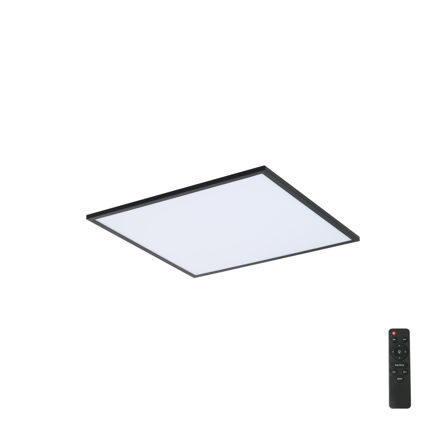 Brilagi - LED Prigušiva plafonjera SLIMFRAME LED/36W/230V 45x45 cm 3000-6000K crno + Daljinski upravljač