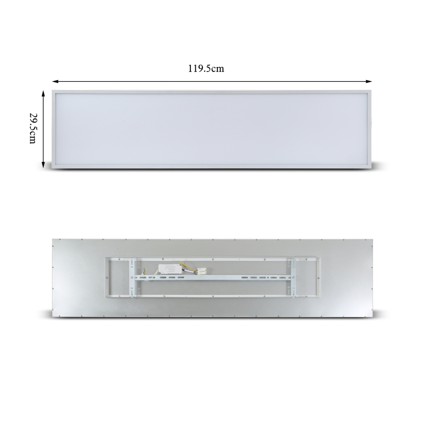 Brilagi - LED Prigušiva plafonjera SLIMFRAME LED/58W/230V 120x30 cm 3000-6000K bela + Daljinski upravljač