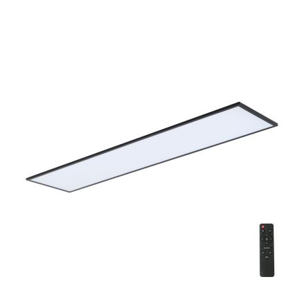 Brilagi - LED Prigušiva plafonjera SLIMFRAME LED/58W/230V 120x30 cm 3000-6000K crno + Daljinski upravljač
