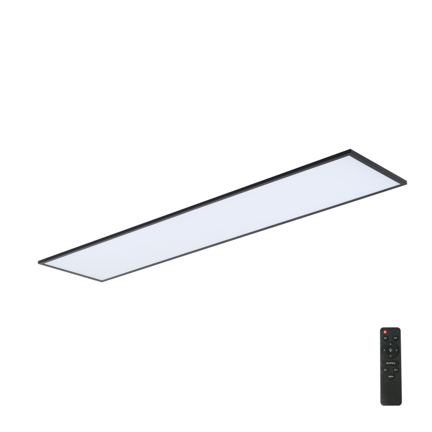 Brilagi - LED Prigušiva plafonjera SLIMFRAME LED/58W/230V 120x30 cm 3000-6000K crno + Daljinski upravljač