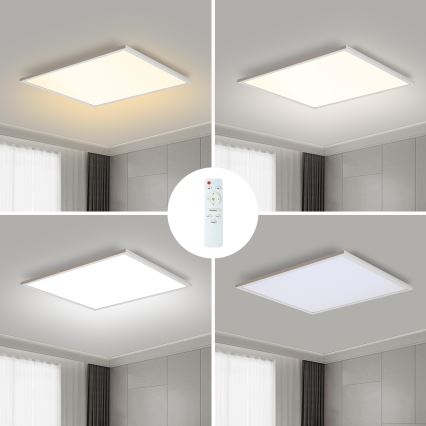 Brilagi - LED Prigušiva plafonjera SLIMFRAME LED/58W/230V 60x60 cm 3000-6000K bela + Daljinski upravljač