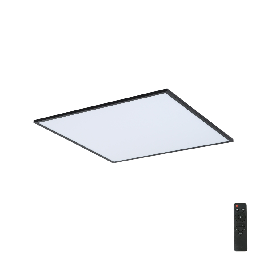 Brilagi - LED Prigušiva plafonjera SLIMFRAME LED/58W/230V 60x60 cm 3000-6000K crno + Daljinski upravljač