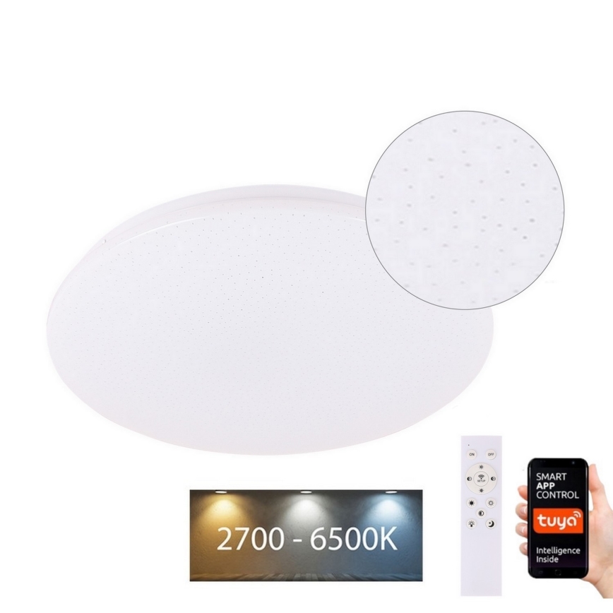 Brilagi - LED Prigušivo svetlo SMART STARS LED/24W/230V 2700-6500K Wi-Fi Tuya + Daljinski upravljač