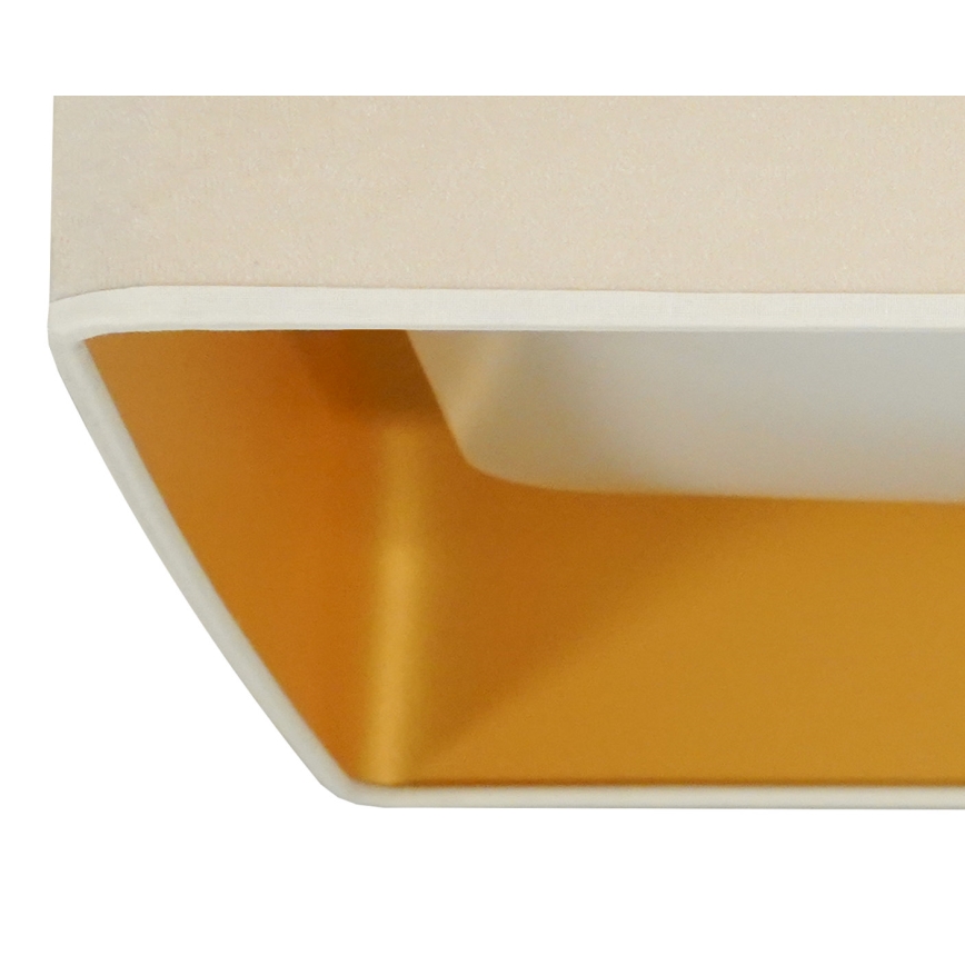 Brilagi - LED Prigušiva plafonjera VELVET SQUARE LED/24W/230V 3000/4000/6500K + Daljinski upravljač kremasta