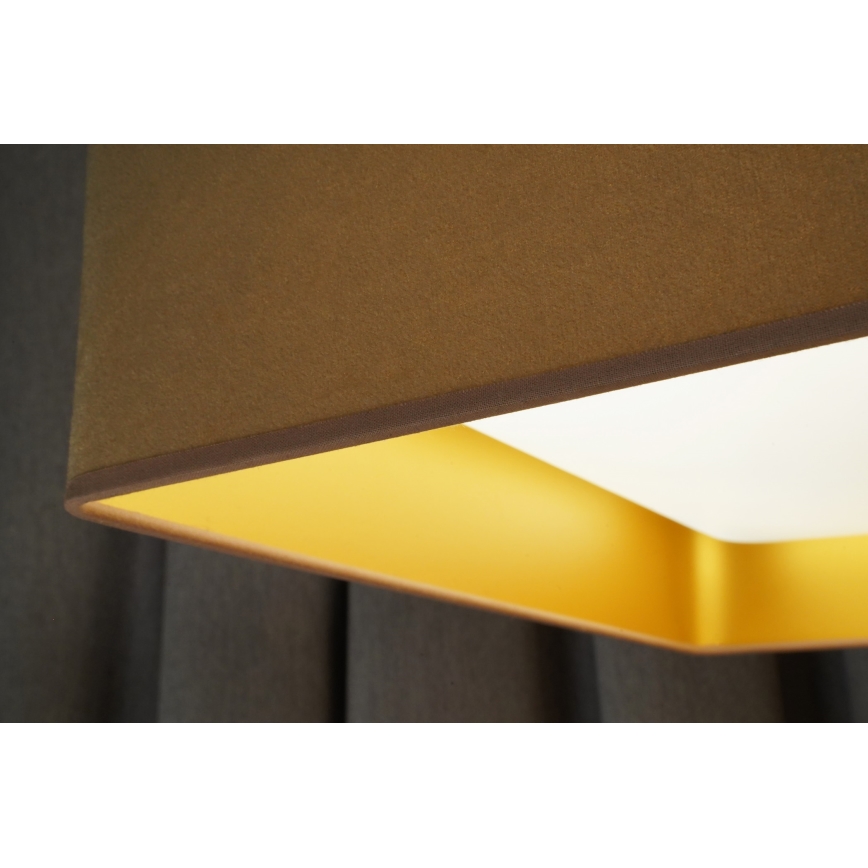 Brilagi - LED Prigušiva plafonjera VELVET SQUARE SMART LED/36W/230V 2700-6500K Wi-Fi Tuya + Daljinski upravljač bež