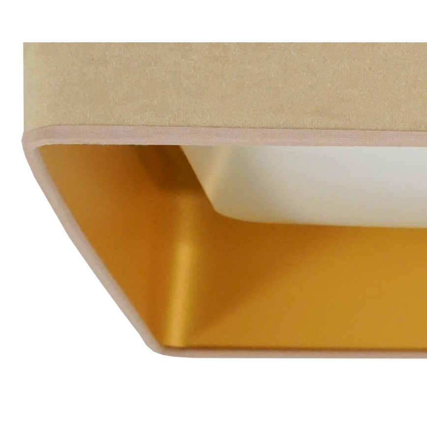 Brilagi - LED Prigušiva plafonjera VELVET SQUARE SMART LED/36W/230V 2700-6500K Wi-Fi Tuya + Daljinski upravljač bež