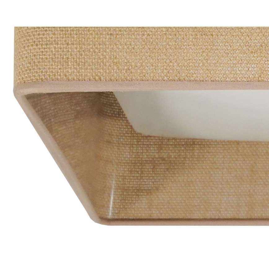 Brilagi - LED Prigušiva plafonjera VELVET SQUARE SMART LED/36W/230V 2700-6500K Wi-Fi Tuya + Daljinski upravljač braon
