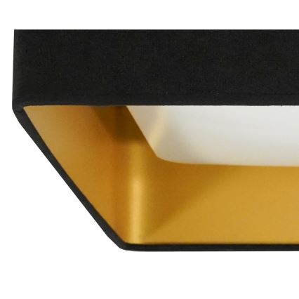 Brilagi - LED Prigušiva plafonjera VELVET SQUARE SMART LED/36W/230V 2700-6500K Wi-Fi Tuya + Daljinski upravljač crno