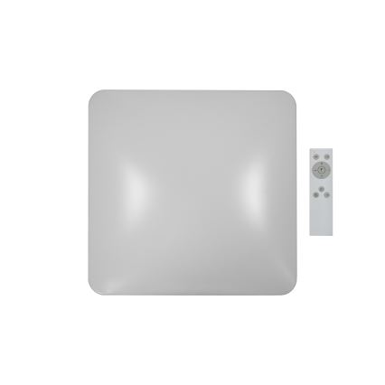 Brilagi - LED Prigušiva plafonjera VELVET SQUARE SMART LED/36W/230V 2700-6500K Wi-Fi Tuya + Daljinski upravljač crno