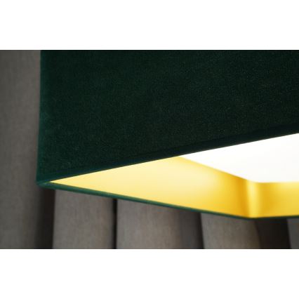 Brilagi - LED Prigušiva plafonjera VELVET SQUARE SMART LED/36W/230V 2700-6500K Wi-Fi Tuya + Daljinski upravljač zelena