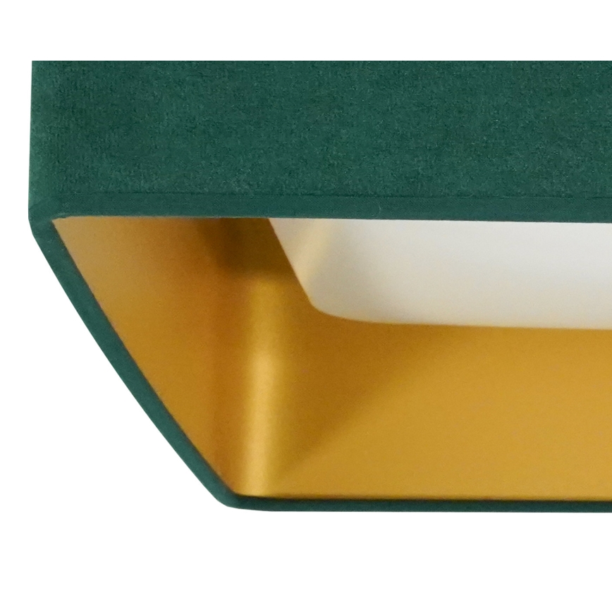 Brilagi - LED Prigušiva plafonjera VELVET SQUARE SMART LED/36W/230V 2700-6500K Wi-Fi Tuya + Daljinski upravljač zelena