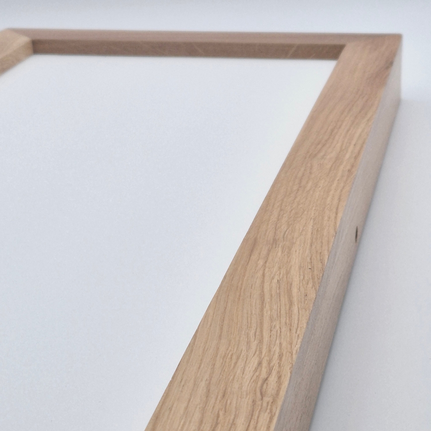 Brilagi - LED Prigušiva plafonjera za kupatilo WOODY FRAME LED/50W/230V hrast 120x30 cm 3000-6000K IP44 + Daljinski upravljač