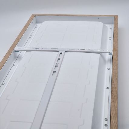 Brilagi - LED Prigušiva plafonjera za kupatilo WOODY FRAME LED/50W/230V hrast 120x30 cm 3000-6000K IP44 + Daljinski upravljač