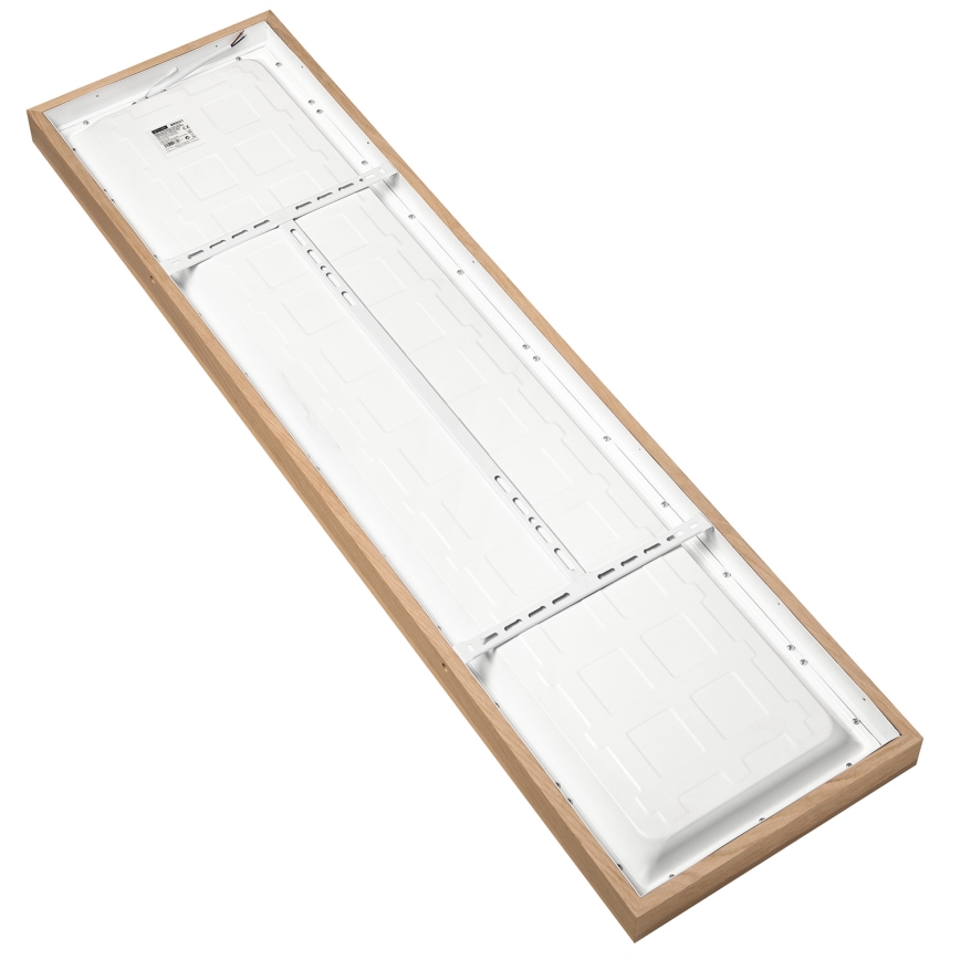 Brilagi - LED Prigušiva plafonjera za kupatilo WOODY FRAME LED/50W/230V hrast 120x30 cm 3000-6000K IP44 + Daljinski upravljač