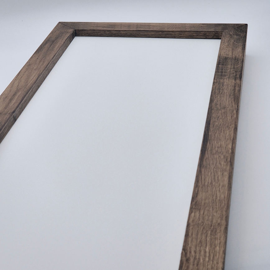 Brilagi - LED Prigušiva plafonjera za kupatilo WOODY FRAME LED/50W/230V hrast 120x30 cm 3000-6000K IP44 + Daljinski upravljač
